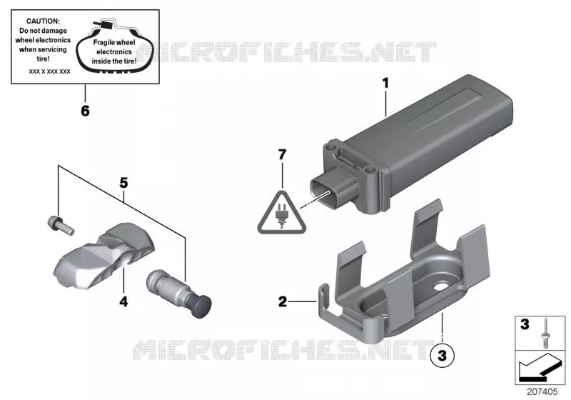 Contrôle press.pneus(RDC) - boît.de cde MINI MINI COOPER S 2010 Cooper S N Cooper S