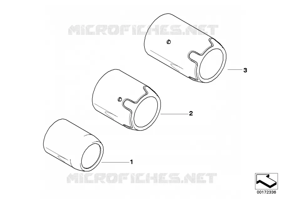 Embout déchappement MINI MINI COOPER 2008 Cooper N Cooper