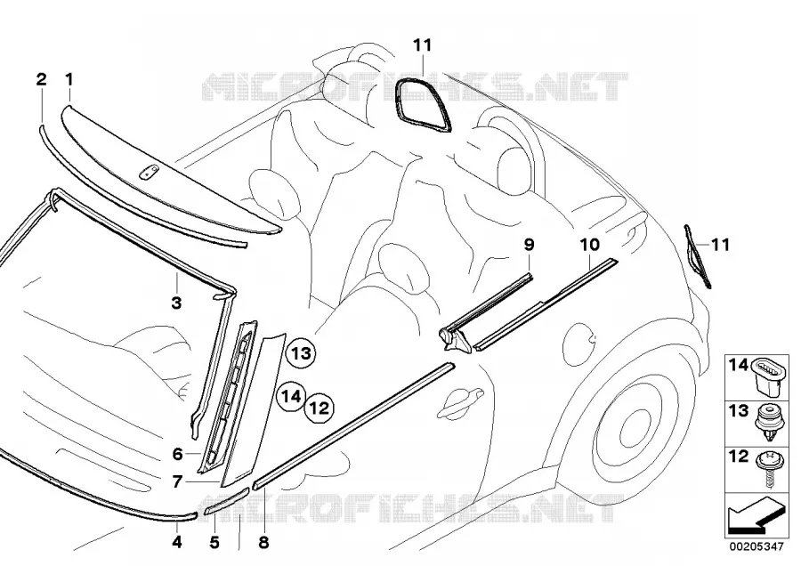 Enjoliveurs ext. / Grille de décor MINI MINI COOPER SD 2010 Cooper SD N Cooper SD