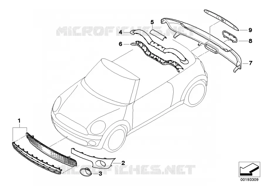 Equipement ult., Chrome Line Exterieur MINI MINI COOPER 2009 Cooper N Cooper