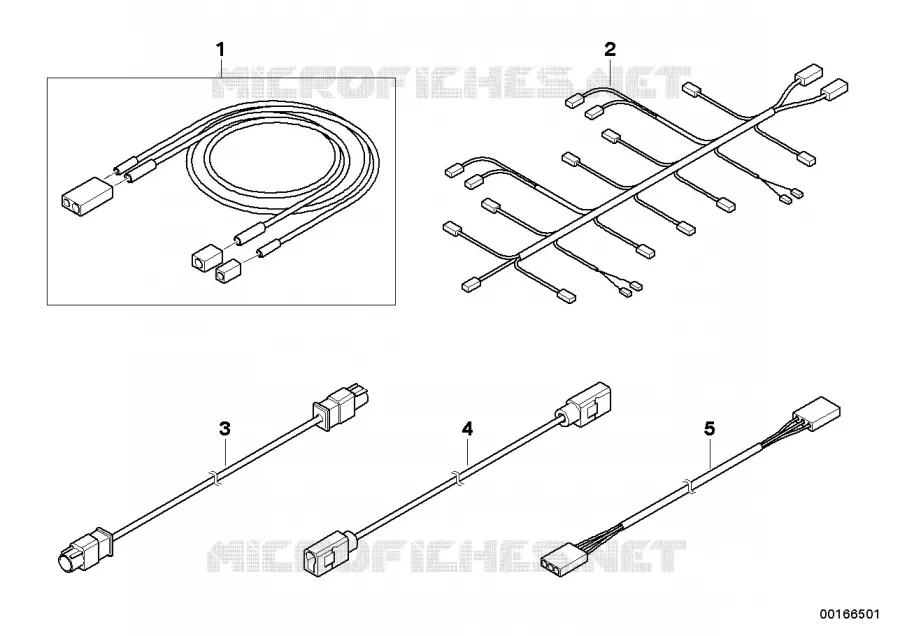 Faisceau princip.composants audio addit. MINI MINI COOPER D 2011 Cooper D 2.0 N Cooper D 2.0
