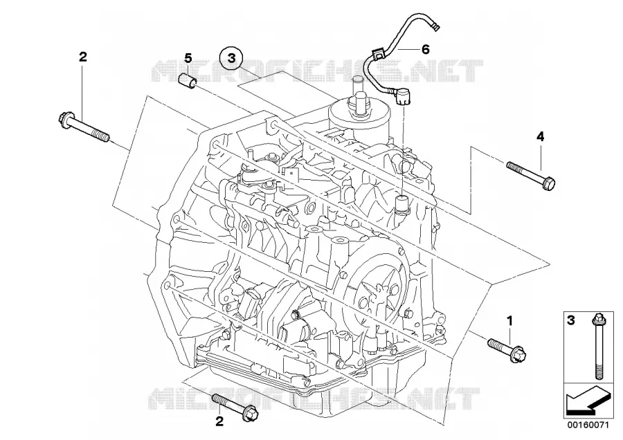 Fixation de boîte de vts / ventilation MINI MINI ONE 2008 One N One