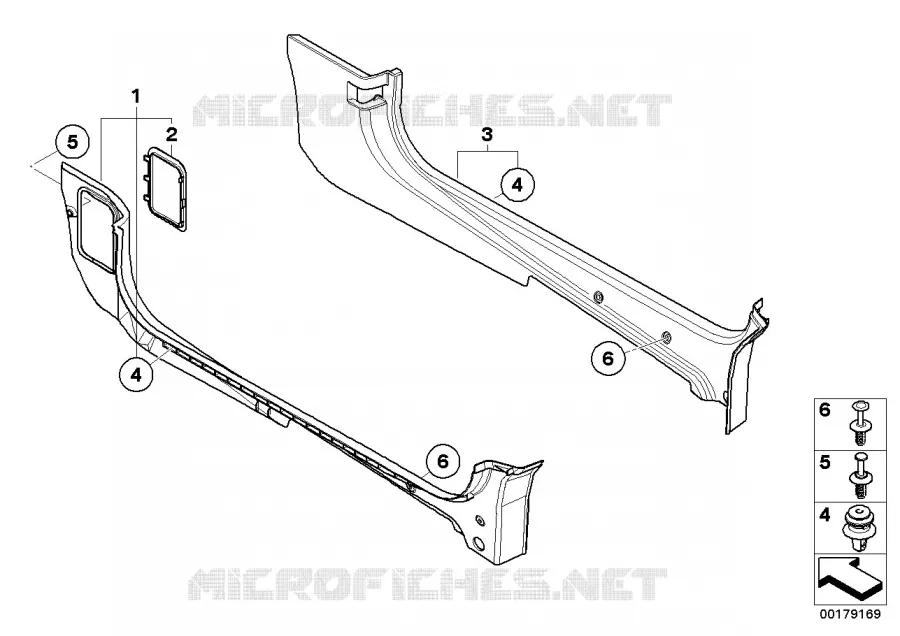 Habillage lateral plancher MINI MINI COOPER 2002 Cooper N Cooper