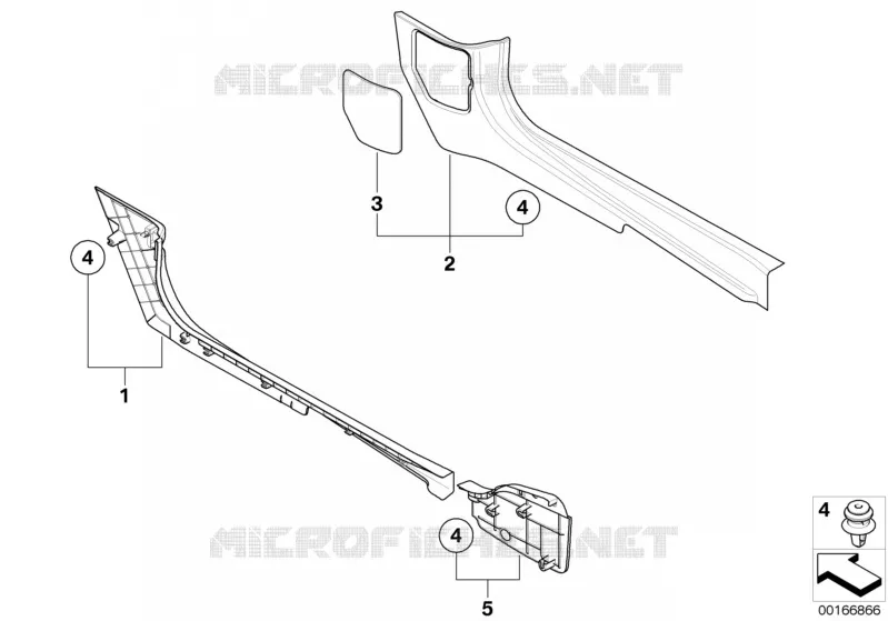 Habillage lateral plancher MINI MINI ONE 2008 One N One