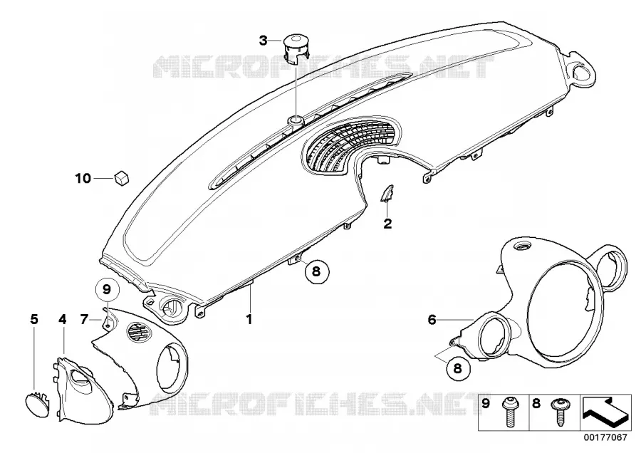 Habillage tableau de bord MINI MINI COOPER SD 2011 Cooper SD N Cooper SD