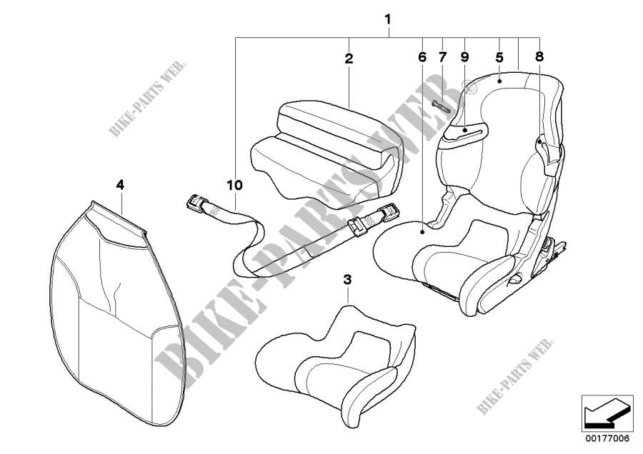 MINI Junior Seat I II Isofix pour MINI Cooper de 2014
