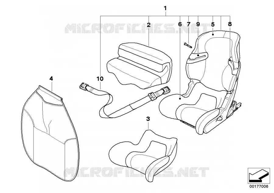 MINI Junior Seat I-II Isofix MINI MINI COOPER S 2000 Cooper S N Cooper S