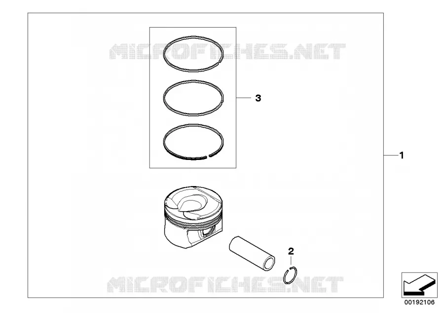 Mécanisme dembiellage - Piston MINI MINI COOPER S 2005 Cooper S N Cooper S
