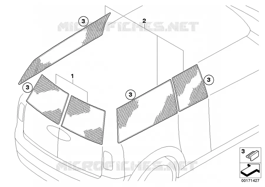 Pare-soleil repliable MINI MINI COOPER S 2006 Cooper S N Cooper S