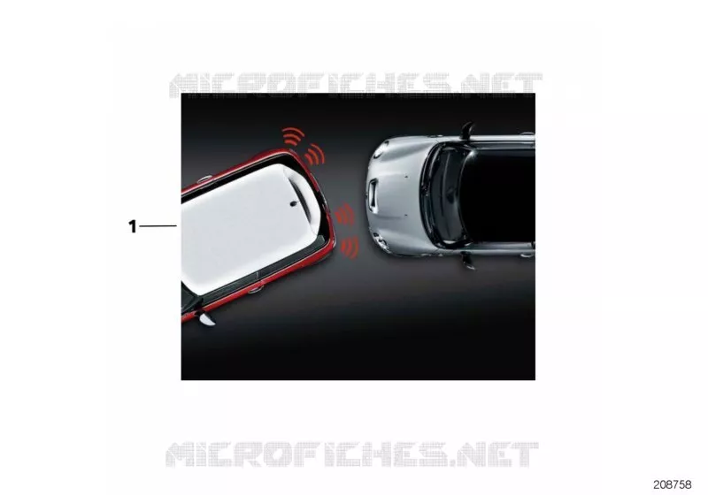 Park Distance Control universale sonoro MINI MINI ONE 2009 One 55kW N One 55kW