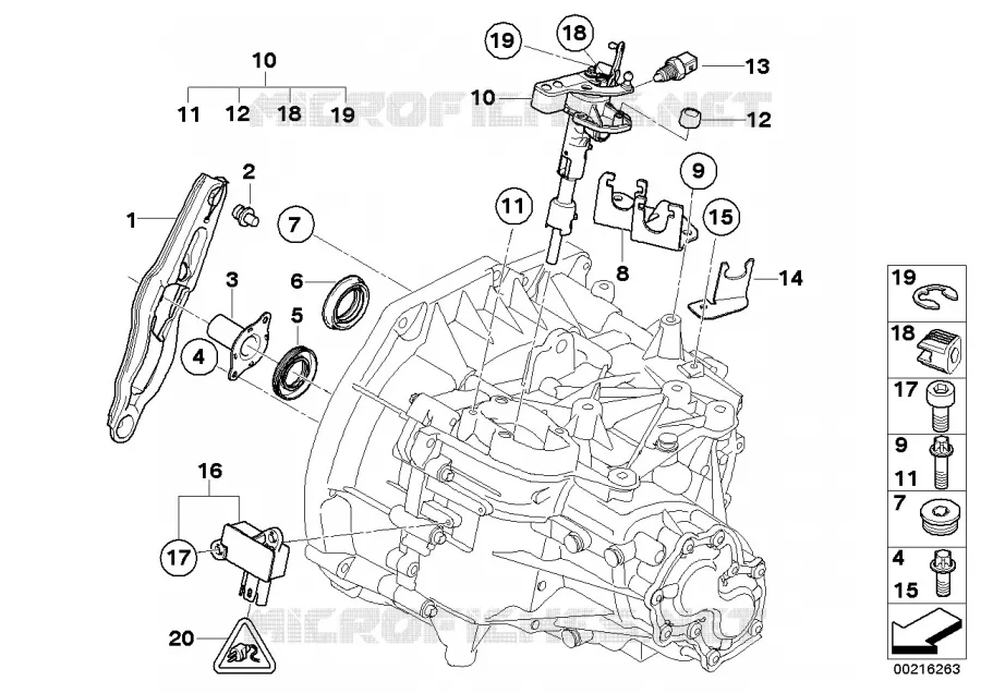 Pièces de boîte GS6-53BG/DG MINI MINI JOHN COOPER WORKS 2007 Coop.S JCW N Coop.S JCW