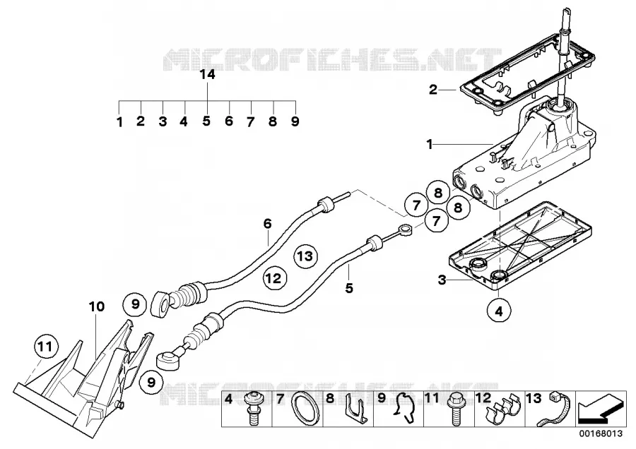 Pièces de commande de vitesses MINI MINI COOPER 2002 Cooper N Cooper