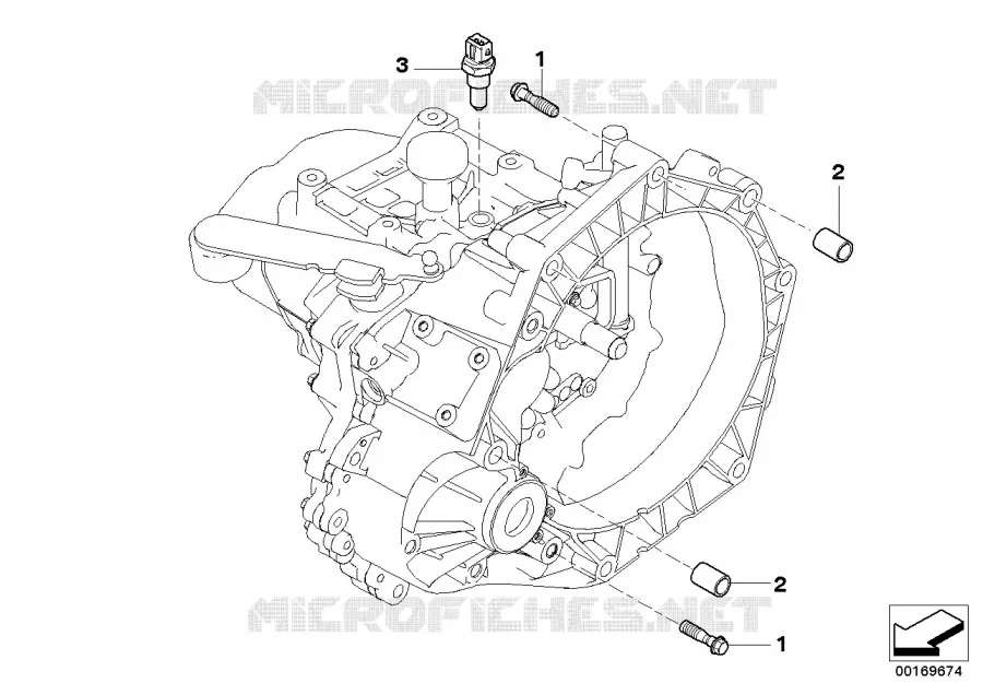 Pieces de fixation de boite de vitesses MINI MINI ONE 2002 One 1.4i N One 1.4i