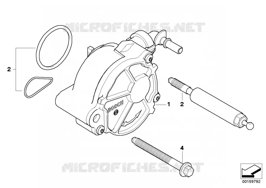 Pompe a vide avec tuyau MINI MINI COOPER D 2006 Cooper D N Cooper D