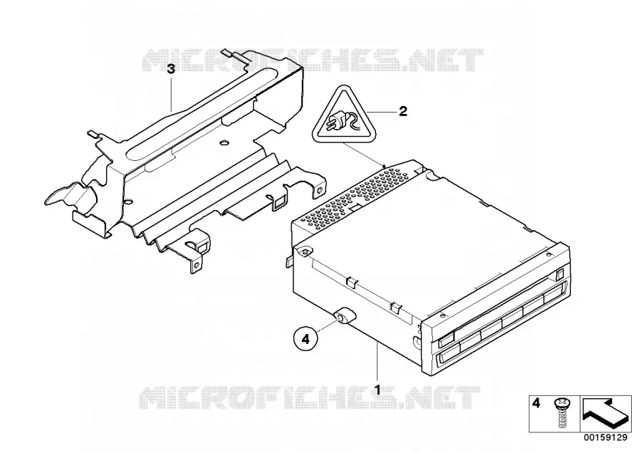 Support de changeur-CD MINI MINI COOPER 2008 Cooper N Cooper