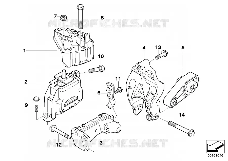 Suspension moteur MINI MINI COOPER D 2006 Cooper d N Cooper d