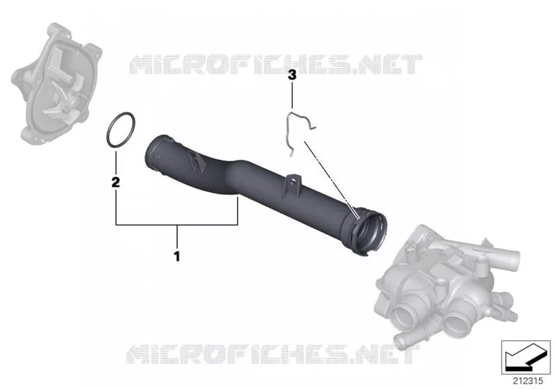 Tuyau de systeme de refroidissement MINI MINI COOPER S 2011 Cooper S N Cooper S