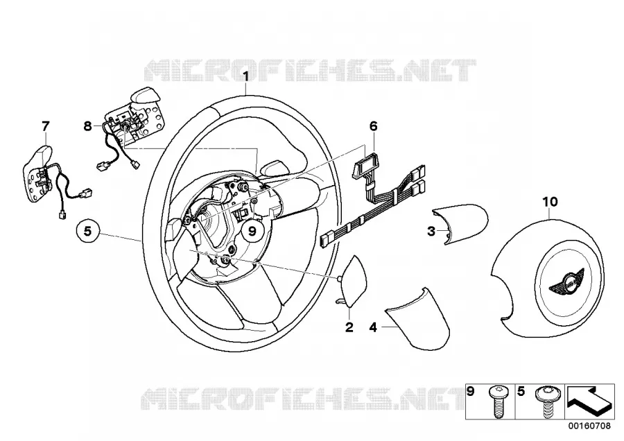 Volant sport airbag Steptronic MINI MINI COOPER 2000 Cooper N Cooper
