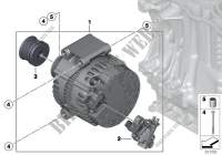 Alternatore di rotazione   Ricambi Usati pour MINI Cooper ALL4 de 2012