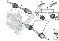 Arbre primaire pour MINI Cooper D ALL4 2.0 de 2012