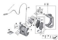 Capteur de plaquette de frein avant pour MINI Cooper ALL4 de 2013