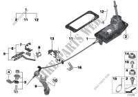 Commande de vitesses steptronic pour MINI Cooper ALL4 de 2013