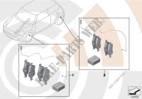Kit service plaquettes frein/Value Line pour MINI Cooper S de 2003