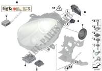 Pièces détachées projecteur xénon pour MINI Cooper ALL4 de 2013
