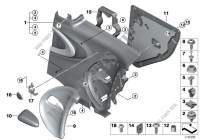 Revêtement latéral arrière pour MINI Cooper SD ALL4 de 2012