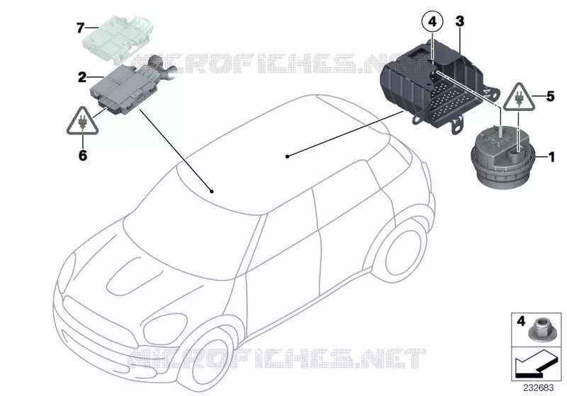 Alarme antivol MINI MINI COOPER 2013 Cooper ALL4 N Cooper ALL4