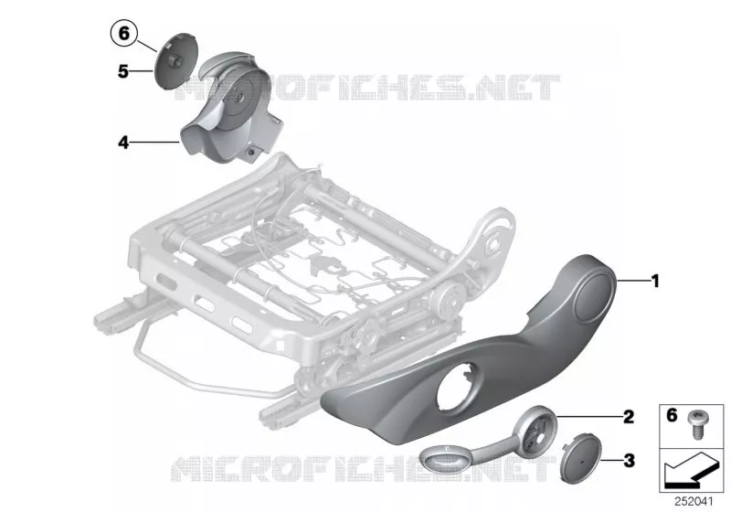 Caches de siege avant MINI MINI JOHN COOPER WORKS 2010 Coop.S JCW N Coop.S JCW