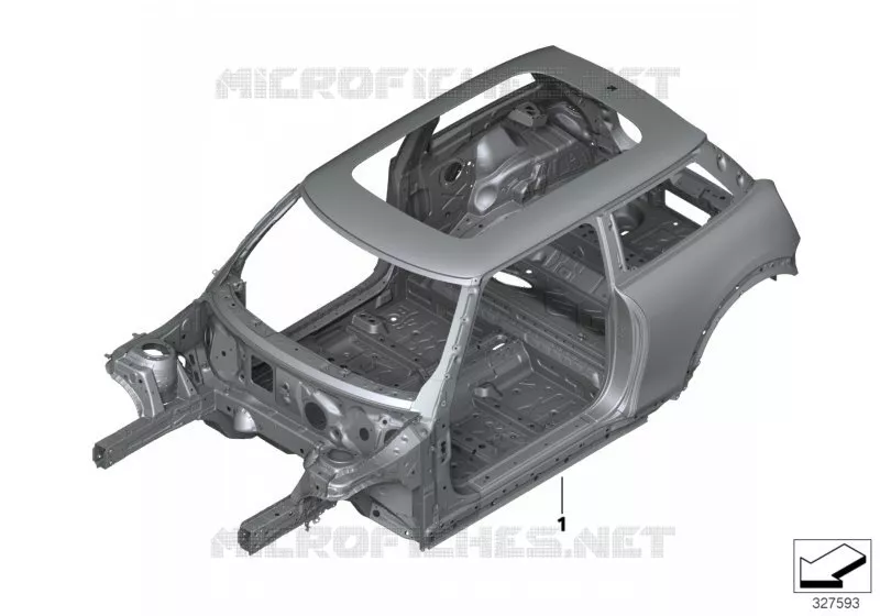 Caisse de carrosserie MINI MINI ONE FIRST 2013 One First N One First
