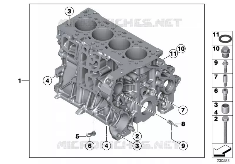 Carter-moteur MINI MINI COOPER D 2012 Cooper D 1.6 N Cooper D 1.6