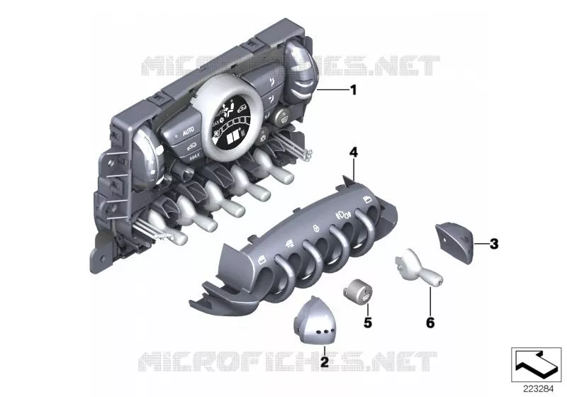 Commande de climatiseur automatique MINI MINI ONE D 2009 One D N One D