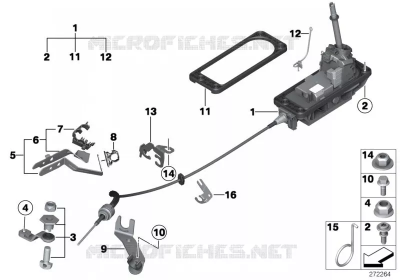 Commande de vitesses steptronic MINI MINI JOHN COOPER WORKS 2012 JCW ALL4 N JCW ALL4