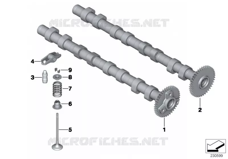 Commande des soupapes-arbre a cames MINI MINI COOPER D 2012 Cooper D ALL4 1.6 N Cooper D ALL4 1.6