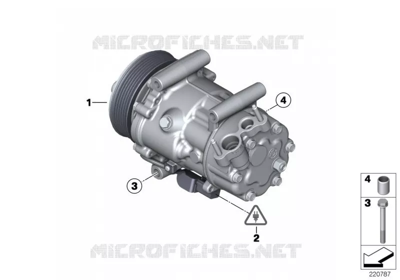 Compressore - Ricambi Usati MINI MINI COOPER 2008 Cooper N Cooper