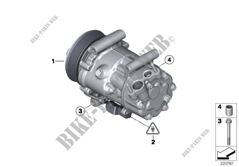 Compressore   Ricambi Usati pour MINI Cooper ALL4 de 2012