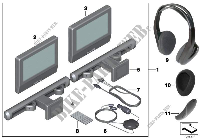 DVD System Tablet pour MINI Cooper D 1.6 de 2009