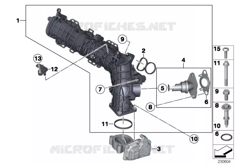 Dispositif dadmission-AGR MINI MINI COOPER D 2010 Cooper D ALL4 2.0 N Cooper D ALL4 2.0