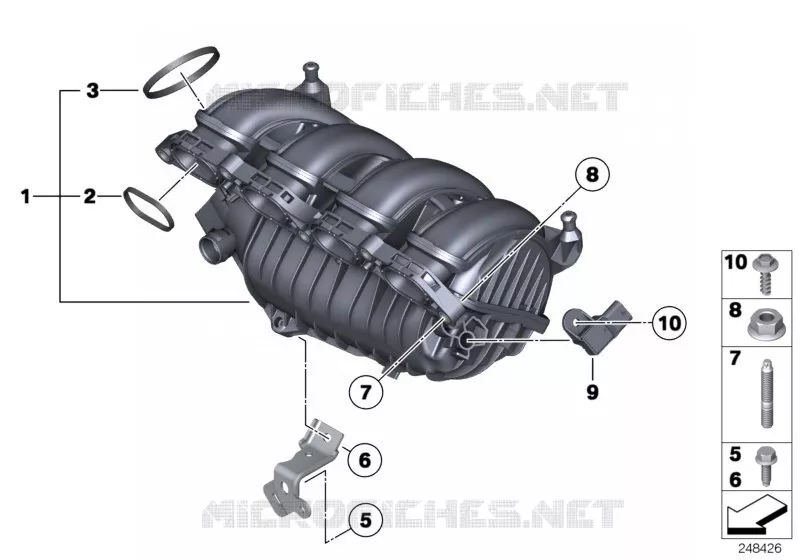 Dispositif dadmission MINI MINI ONE ECO 2009 One Eco 55kW N One Eco 55kW