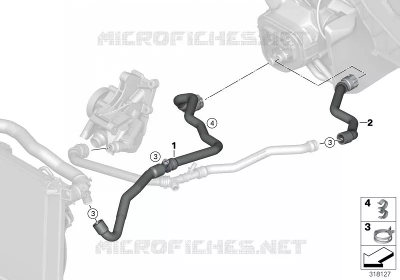Durites de retour MINI MINI COOPER D 2012 Cooper D 1.6 N Cooper D 1.6