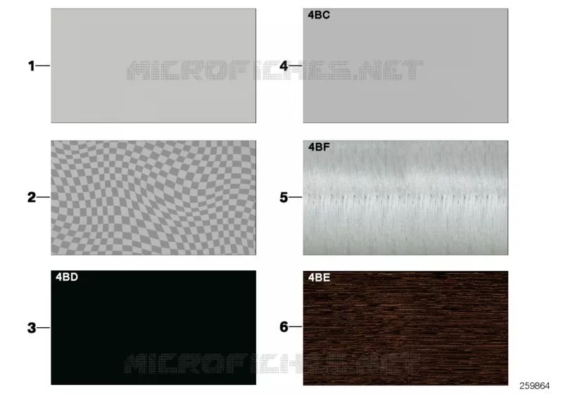 Echantillons dinserts décoratifs MINI MINI COOPER D 2006 Cooper d N Cooper d