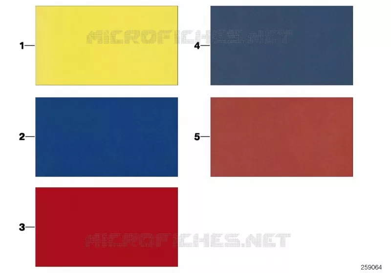 Echantillons dinserts décoratifs MINI MINI COOPER S 2003 Cooper S N Cooper S