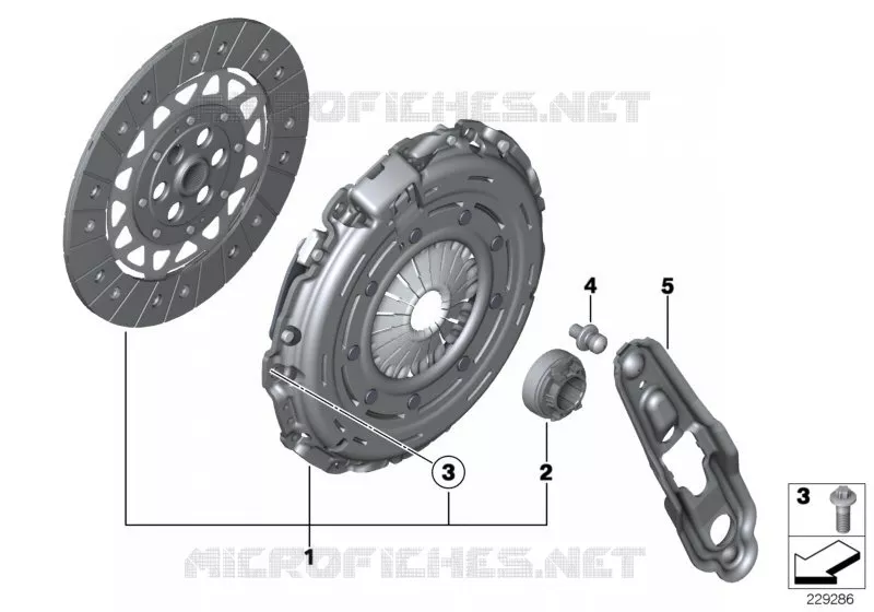 Embray.-plateau de pres./disque dentr. MINI MINI ONE 2010 One N One