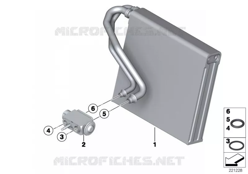 Evaporateur / Soupape vase dexpansion MINI MINI COOPER S 2012 Cooper S N Cooper S