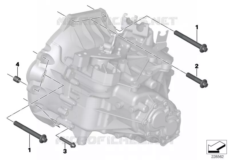 Fixation de boite de vitesses MINI MINI COOPER SD 2010 Cooper SD N Cooper SD