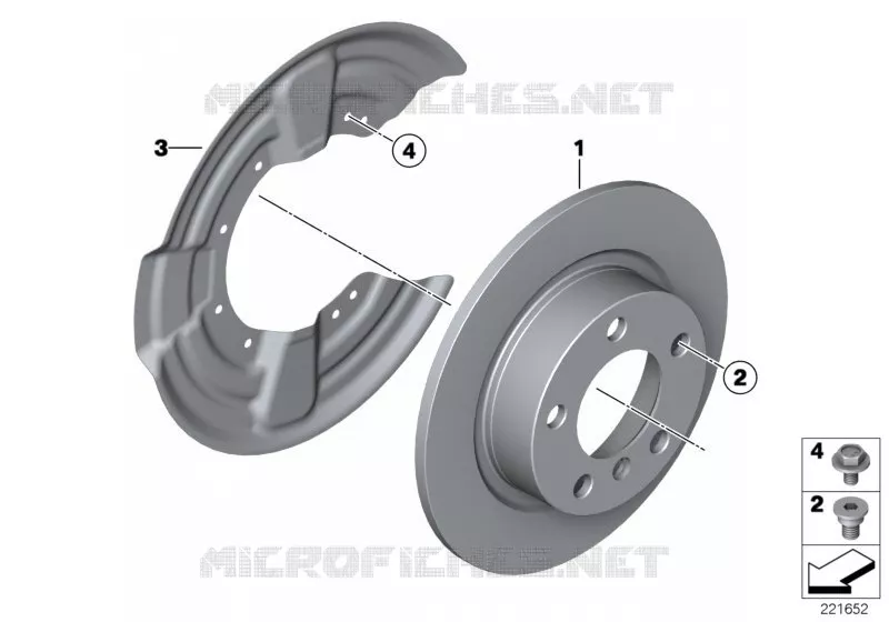 Frein de roue ar-disque de frein MINI MINI COOPER D 2012 Cooper D ALL4 1.6 N Cooper D ALL4 1.6