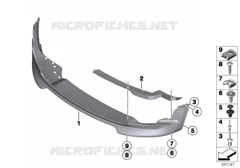 Habillage avant pack aérodynamique JCW MINI MINI COOPER SD 2010 Cooper SD N Cooper SD