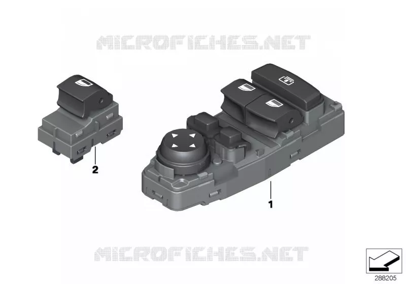 Interrupteur leve-glace MINI MINI COOPER D 2012 Cooper D ALL4 1.6 N Cooper D ALL4 1.6